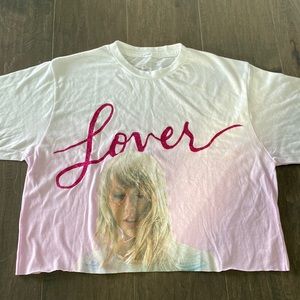 💗Taylor Swift💗 Lover tshirt cropped top DISCONTINUED size M limited edit…